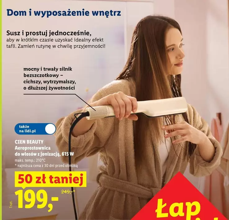 Cien Beauty Aeroprostownica do włosów z jonizacją