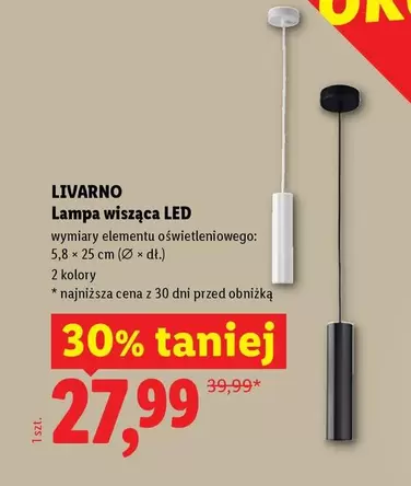 LIVARNO Lampa wisząca LED