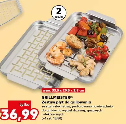 Zestaw płyt do grillowania