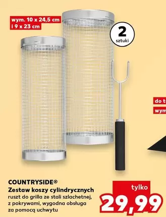 Zestaw koszy cylindrycznych