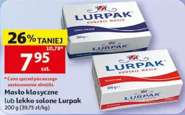 Masto klasyczne lub lekko solone