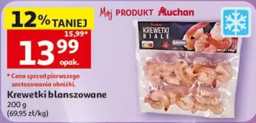 Krewetki blanszowane