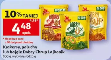 Krakersy, paluchy lub bajgle