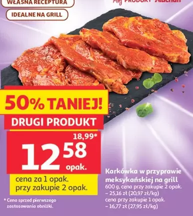 Karkówka w przyprawie meksykańskiej na grill