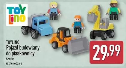 Pojazd budowlany do piaskownicy