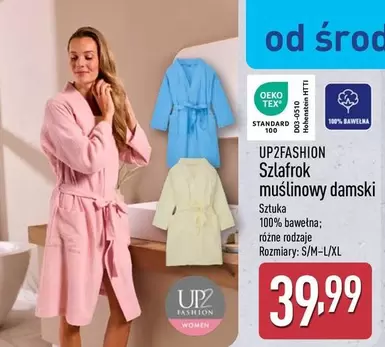 Szlafrok muślinowy damski
