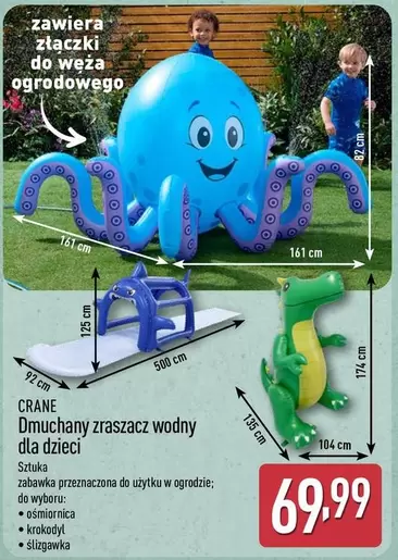 Ośmiornica dmuchana zraszacza wodnego