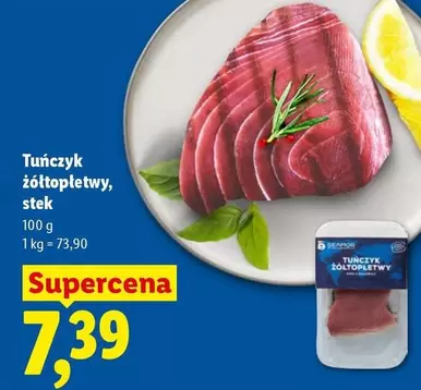 Tuńczyk żółtopłetwy, stek