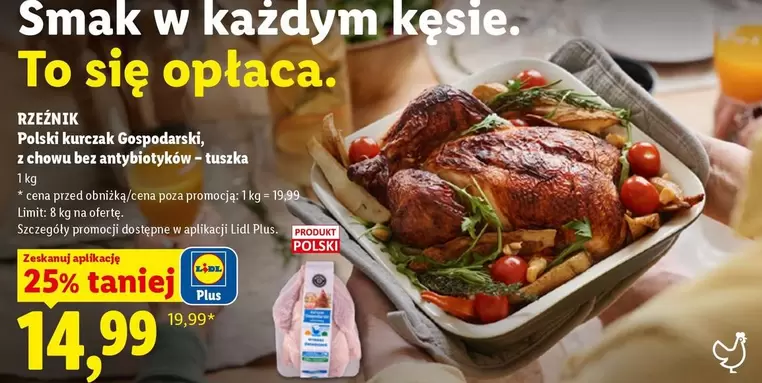 Plus - Polski kurczak Gospodarski, z chowu bez antybiotyków