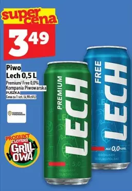 Lech - Piwo  0,5 L Premium Free