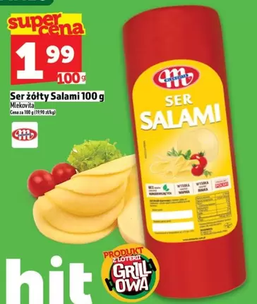 Ser żółty Salami
