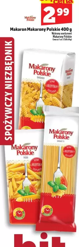 Makaron Makaronny Polskie 400 g