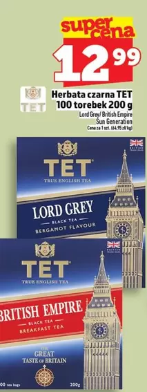 Grey - Herbata czarna TET 100 torebek 200 g