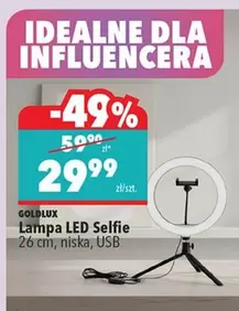 Lampa LED Selfie 26 cm, niska, USB