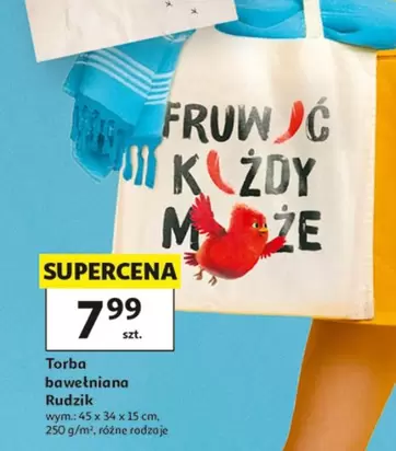 Torba bawełniana Rudzik