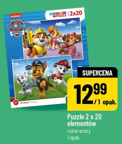 Puzzle 2 x 20 elementów
