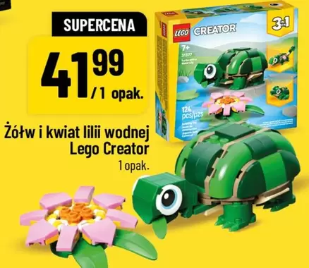 Lego - Żółw i kwiat lilii wodnej