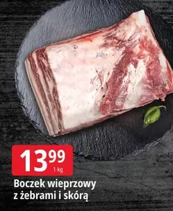 Boczek wieprzowy z żebrami i skórą