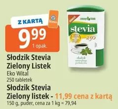 Słodzik Stevia Zielony Listek