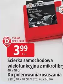 Ścierka samochodowa wielofunkcyjna z mikrofibry
