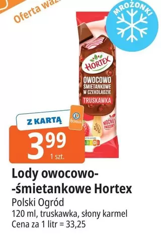 Lody owocowo-śmietankowe