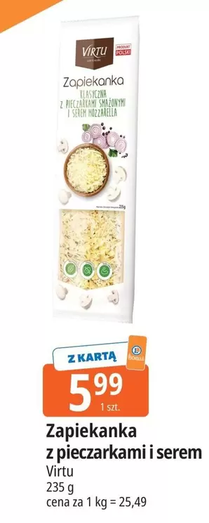 Zapiekanka z pieczarkami i serem