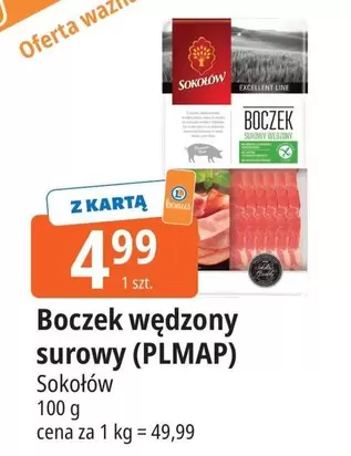 Boczek wędzony surowy