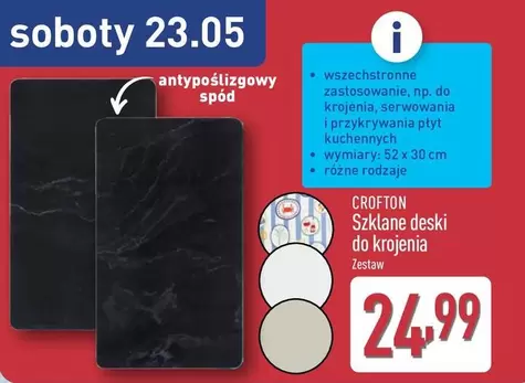 Szklane deski do krojenia