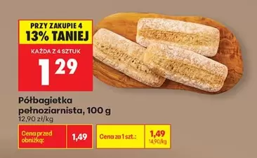 Półbagietka pełnoziarnista