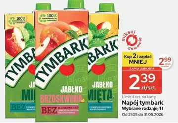 Ja - Napój tymbark Wybrane rodzaje