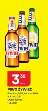 PIWO ŻYWIEC Premium, 0,0%, Lemoni 0,0%