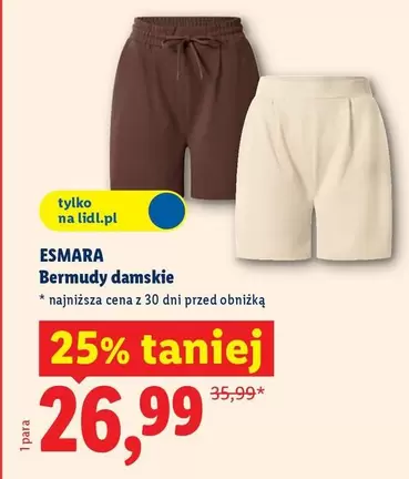 Bermudy damskie