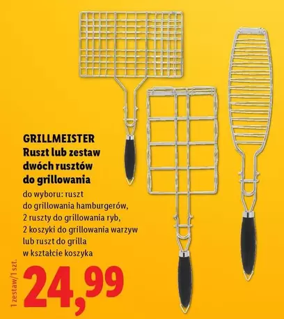 Ruszt lub zestaw dwóch rusztów do grillowania