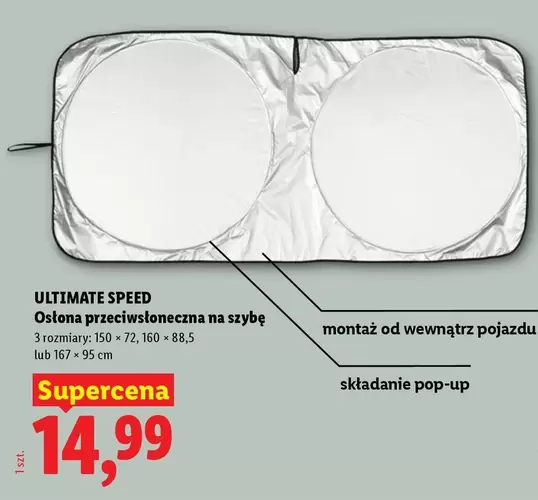 Speed - Osłona przeciwsłoneczna na szybę