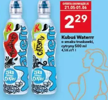 Kubuś Waterrr o smaku truskawki, cytryny