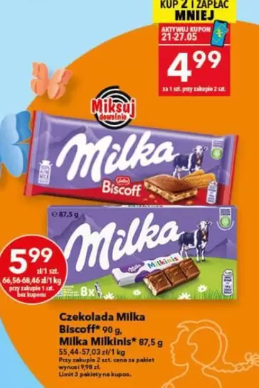 Czekolada Milka Biscoff