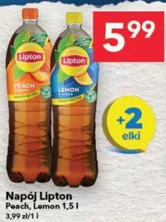 Napój Lipton Peach, Lemon