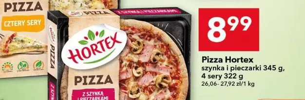 Pizza szynka i pieczarki 4 sery