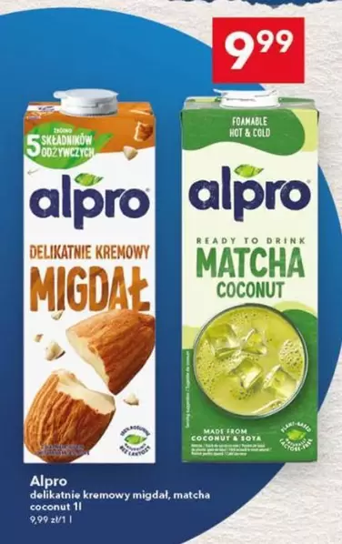 Matcha - delikatnie kremowy migdał; matcha coconut