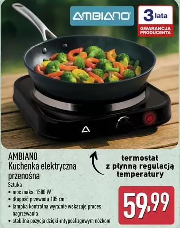 Kuchenka elektryczna przenośna