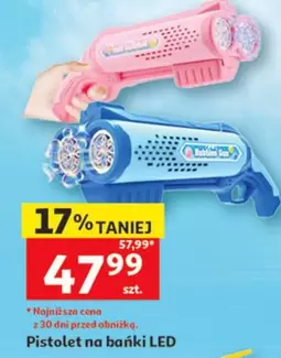 Pistolet na bańki LED