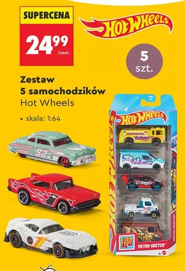 Hot Wheels - Zestaw 5 samochodzików