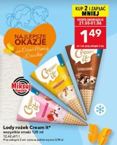 It - Lody rożek Cream it*