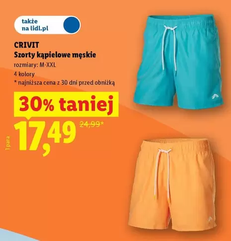 Szorty kąpielowe męskie