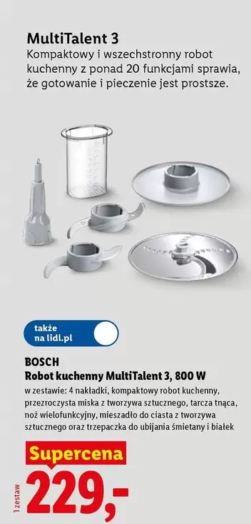 Bosch - MultiTalent 3 Robot kuchenny