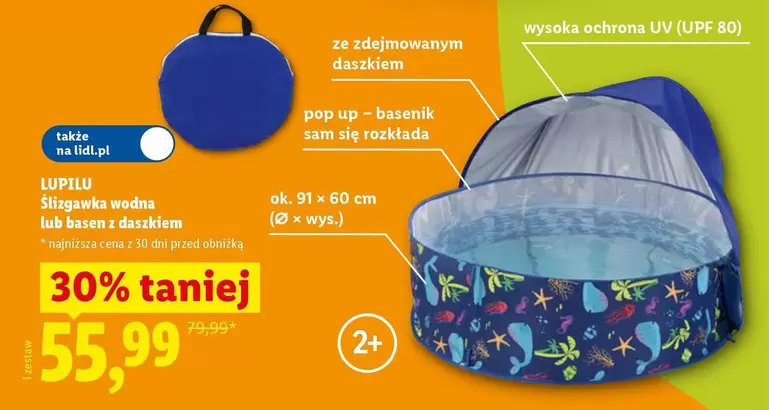 Pop - Słuchawka wodna lub basen z daszkiem