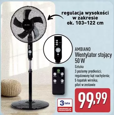 Ok - Wentylator stojący 50 W