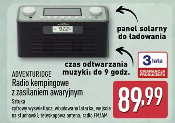 Radio kempingowe z zasilaniem awaryjnym