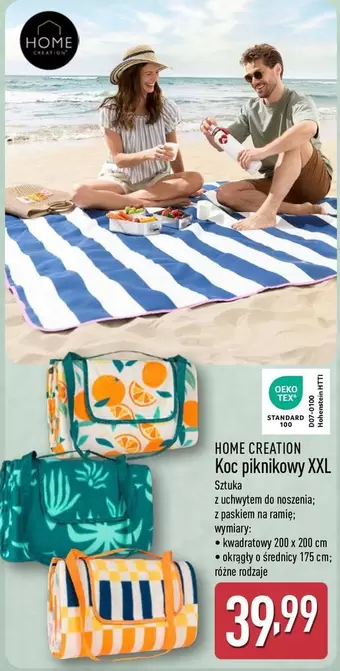 Koc piknikowy XXL
