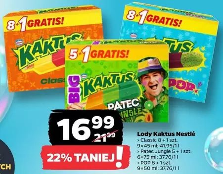 Pop - Lody Kaktus Nestlé